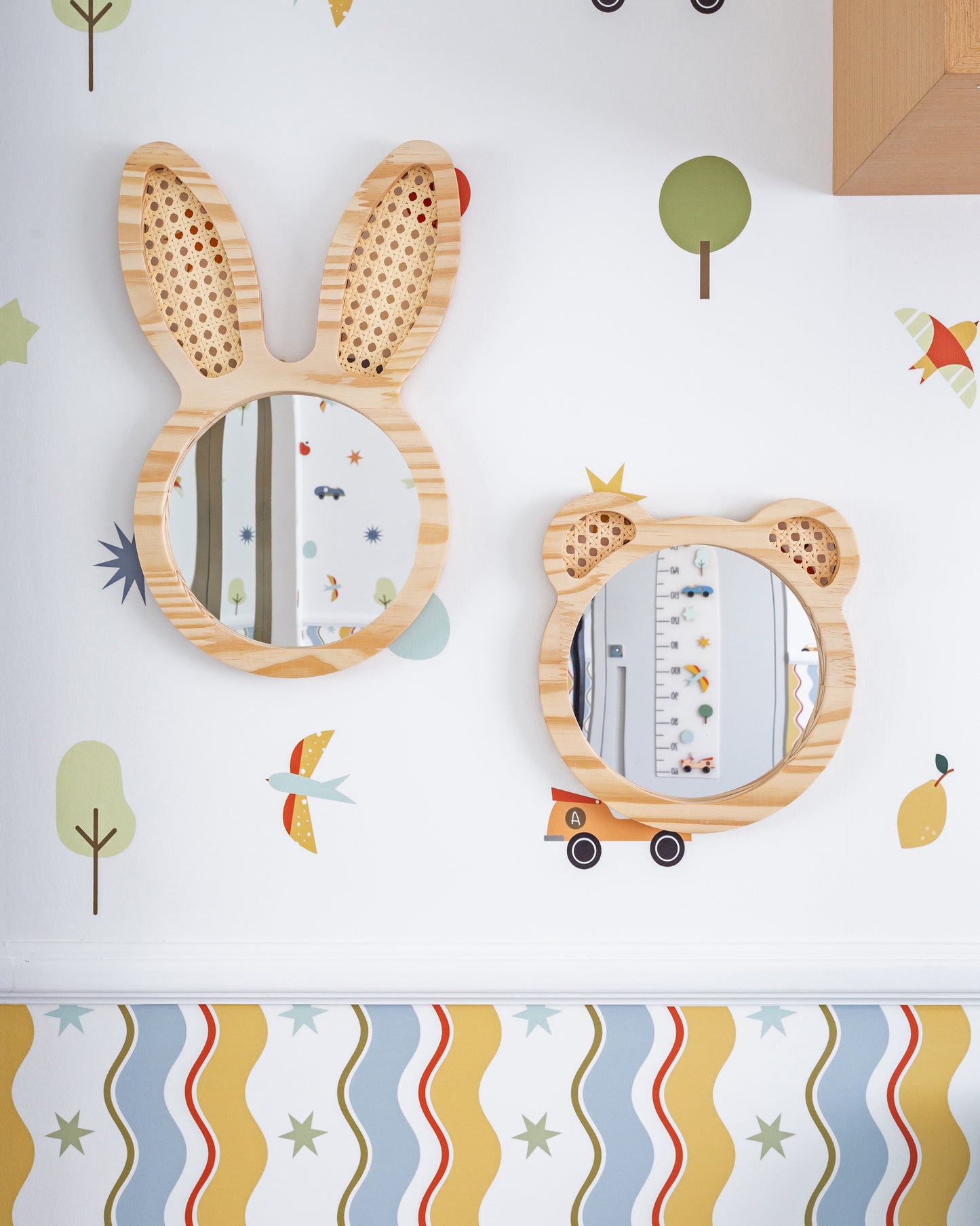 Espelho Coelho com Palha