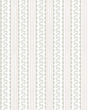 Papel Listras Ondinhas Florzinhas Verde e Rosa