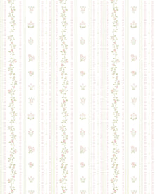 Papel de Parede English com Faixas Rosa