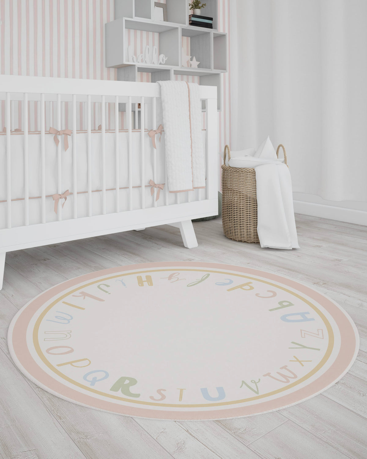 Tapete Playmat ABC Rosa Colors 90 x 90