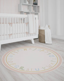 Tapete Playmat ABC Rosa Colors 90 x 90